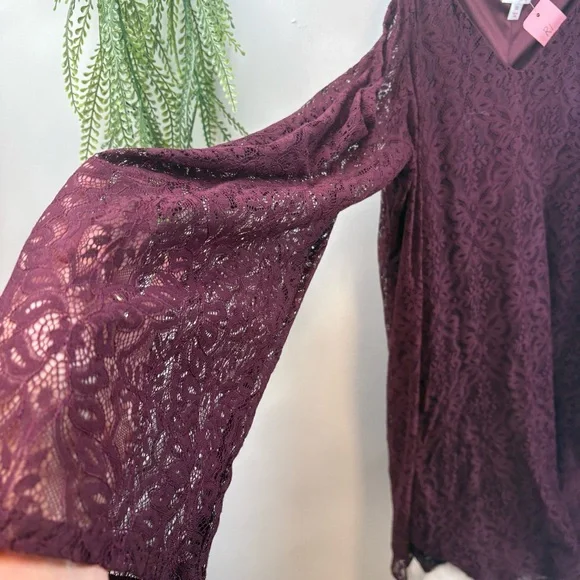 Xhilaration Dress or long top. Long sleeve. Cold shoulder. Merlot colour . XXL - Picture 10 of 14